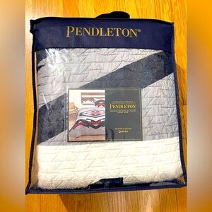 PENDLETON TOPECA HILLS TWIN QUILT SET NEW